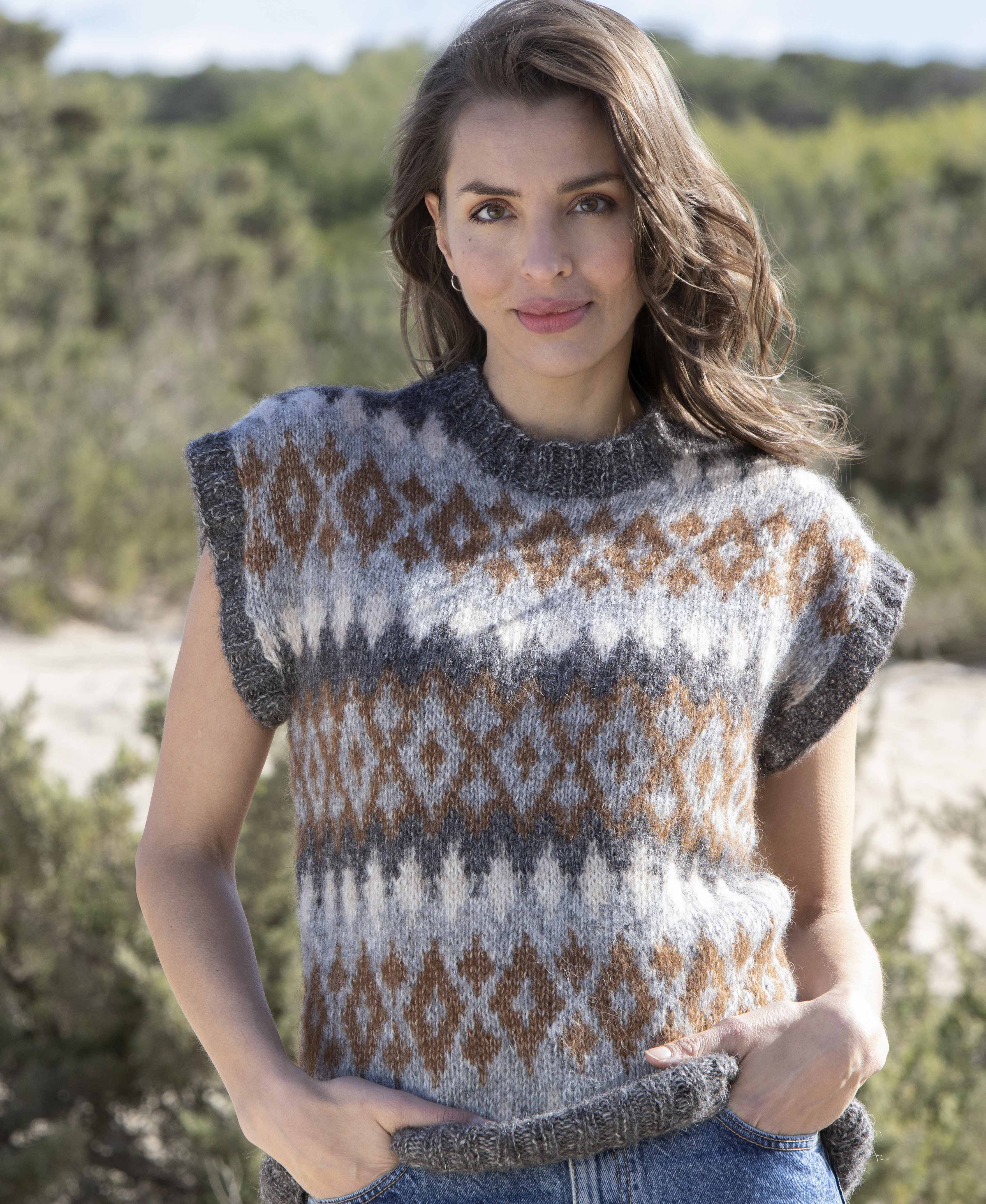 Strickpaket Pullunder Kristina Gr. 40/42