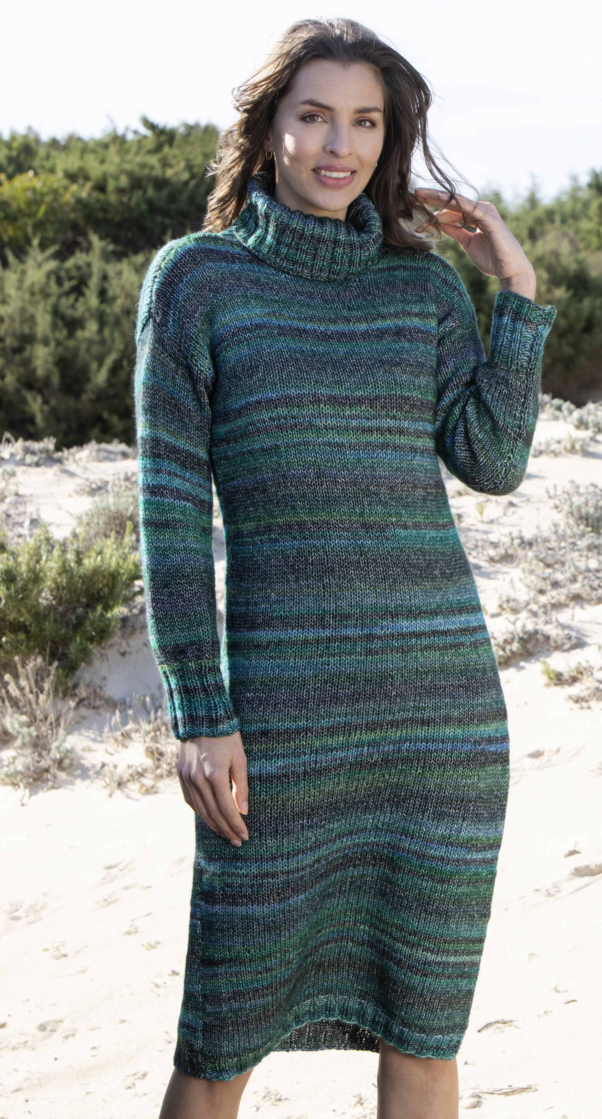 Strickpaket Strickkleid Waldsee Gr. 40/42